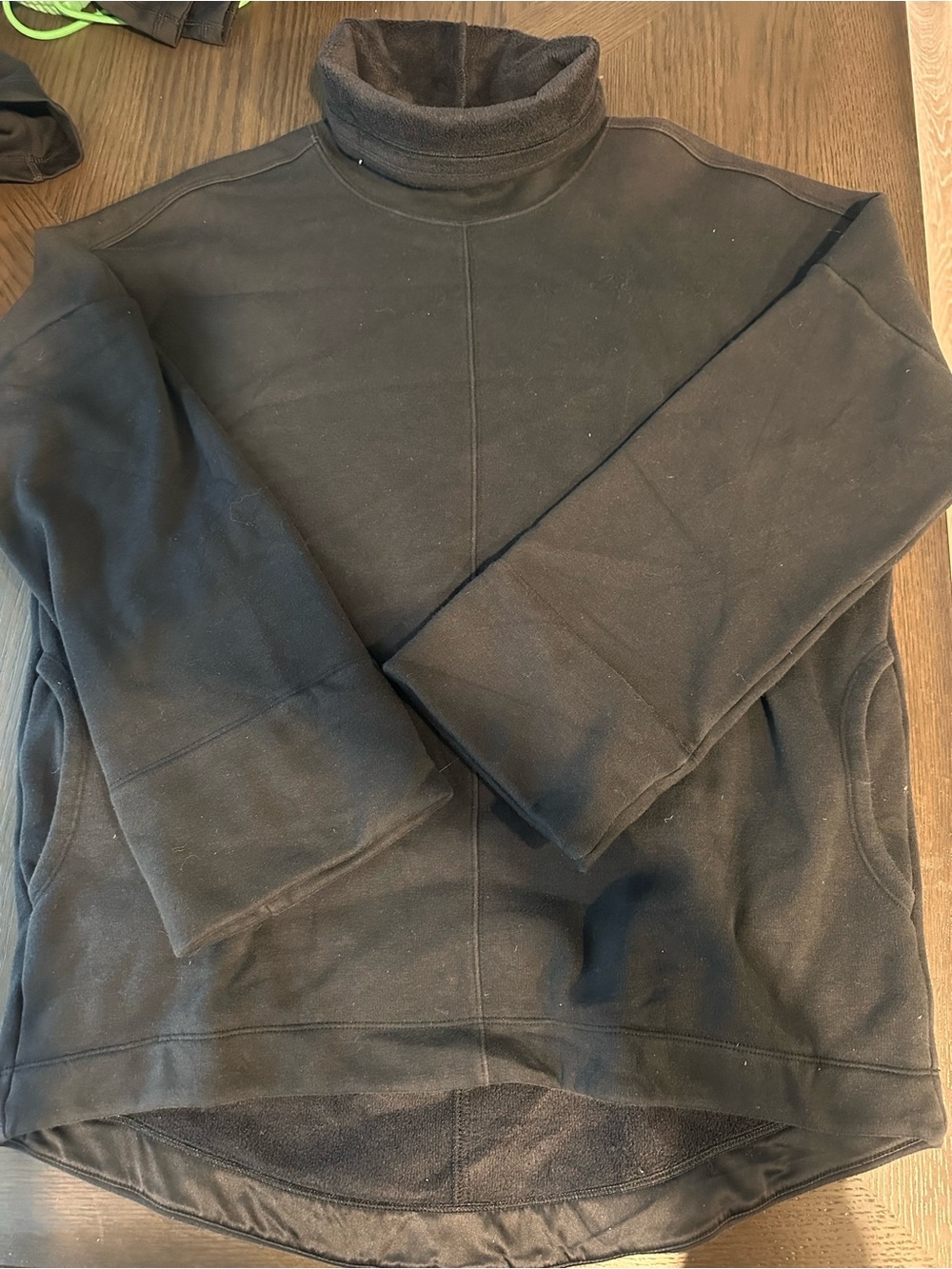 Athleta Black Women's Cowl Neck Pullover Sweater